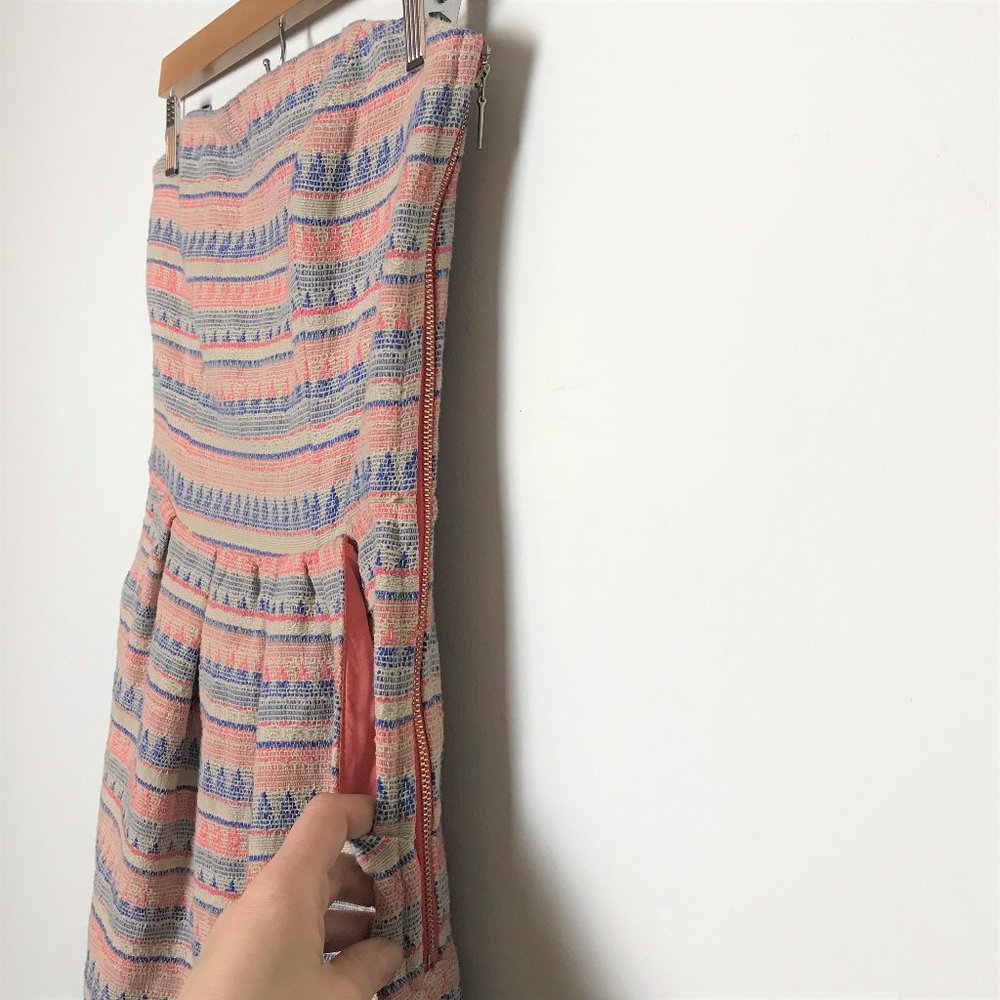 Rachel Roy Pastel Tribal Print Strapless Dress
